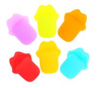 ABOOFAN 6Pezzi Bicchieri da Vino Silicone da Marcatori Riutilizzabili Forma Lingua per Festeggiare Confusione Nei Bicchieri Dei Tuoi Ospiti