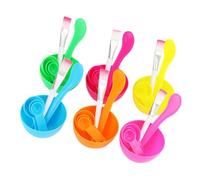 ABOOFAN 6pezzi Kit Per Maschere Autocostruite Con Ciotole Per Miscelazione Pennelli Per Applicazione e Cucchiai Dosatori Completo Per Cura Bellezza