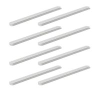 ABOOFAN 8 Pezzi Guide per Cassetti da 10 Pollici Bianco in Plastica | Montaggio Inferiore, Scorrimento Silenzioso a Sfere, Retrofit senza Fori, per Cassetti Archivio e Comò