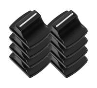 ABOOFAN 8 Pezzi Manopole Fader per Mixer Nere in Plastica, Tappi Scorrevoli Compatte Foro 4Mm, Ricambi per Console Dj e Pannelli Audio Professionali