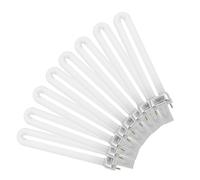 ABOOFAN 8 Pezzi Tubo Lampada UV LED 9w per Unghie, Essiccatore Rapido Luce Delicatamente Controllata, Vetro Resistente per Uso Professionale e Fai-da-te