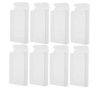 ABOOFAN 8pezzi Custodie Protettive Per Cassette Audio Pvc Vintage Organizer Trasparente Per Registrazioni Musicali Scatola Di Archiviazione Per Proteggere Le Tuo Musiche