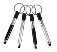 ABOOFAN 8pezzi Portachiavi Penna Capacitiva Con Stylus Mini Penna Tattile Per Smartphone e Tablet Di Accessori Pratici Per La Vita Quotidiana