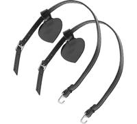 ABOOFAN Accessori per Scarpe Cinturini Antiscivolo in Pelle Microfibra Nera per Tacchi Alti, Decorativi e Anti-allentamento, per Scarpe senza Cinturini, 1 Paio Semplice Stile