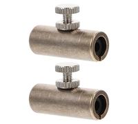 ABOOFAN Accessorio per Violoncello 2 Pezzi in Rame Sordina Wolf Tone Regolabile Mute Compatte e Portatili per Riduzione Rumore Parti per Strumenti ad Uso Professionale