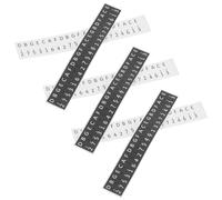 ABOOFAN Adesivi per Kalimba a 17 Tasti Etichette per Note Pentagramma Pianoforte a Pollice Set da 6 Pezzi 3 + 3 Neri per Principianti e Apprendimento Musicale