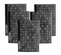 ABOOFAN Adesivi per Sfida Risparmio 1000€ Set da 50 Pezzi, Tracker Risparmio Autoadesivo per Salvadanai e Scatole, Etichette Fai da Te per Budget e Educazione Finanziaria Famiglia