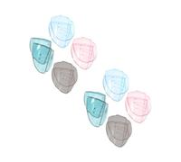 ABOOFAN Alette Laterali per Occhiali, Protezione Trasparente Tpu, 12 MM | Clip-on Rapido, Doppio Foro, Deflessione del Vento, per Montature e Lettura