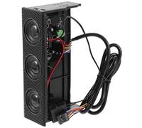 ABOOFAN Altoparlante Stereo Surround Nero per Pc, Altoparlante Frontale per Case Computer Installazione in Slot unità Ottica, Audio Dettagliato per Musica e Multimedialità
