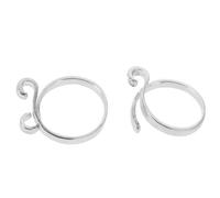 ABOOFAN Anelli da Dito Regolabili in Lega per Uncinetto e Lavori a Maglia, Accessori Leggeri per Cucito, Strumenti Pratici per Artigianato, Regalo per Appassionati di Maglieria e Ricamo