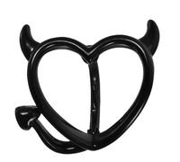 ABOOFAN Anello Ombelico Cuore e Diavolo in Lega di Rame Resistente e Confortevole, Gioielli Piercing Ombelico per Donne, Stile Unico per Uso Quotidiano e Feste