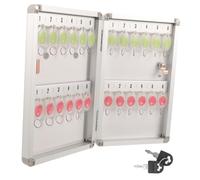 ABOOFAN Armadio Portachiavi da Parete in Lega di Alluminio con Serratura Sicura Box Porta Chiavi Capacità Grande per Casa Ufficio e Gestione Immobili Installazione Facile e Resistente