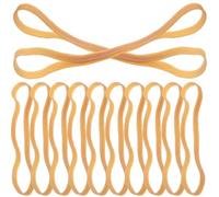 ABOOFAN Banda Elastica Resistente in Gomma Dorata Riutilizzabile e Flessibile, 1 Sacchetto per Fissaggio Pratico in Casa e Ufficio, Elastici Grandi e Versatili