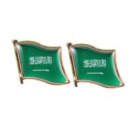 ABOOFAN Bandiera Arabia Saudita Design Unico e Raffinato 2 in Ferro e Resina per e Cappello per Occasioni Speciali