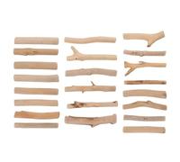 ABOOFAN Bastoncini di Legno Piccoli Naturali per Lavoretti Fai da Te Kit Pezzetti di Legno per Decorazioni e Hobby Creativi