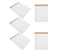 ABOOFAN Blocco Note Legale a Righe 203x280mm, Carta Spessa Strappabile Perforata, Confezione da 5 Pezzi per Ufficio, Riunioni, Appunti e Gestione Lavoro