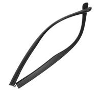 ABOOFAN Bracci per Occhiali Coppia di Ricambio Neri, Aste Ergonomiche per Montature da Vista Design Aerodinamico per Uso Quotidiano