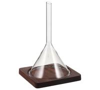 ABOOFAN Cappa Olfattiva Triangolare in Vetro Base in Legno | Profumo ed Essenza, Adatta a Diverse Bottiglie, Aiuta la Diffusione e Lettura delle Note