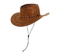 ABOOFAN Cappello da Cowboy per Accessorio Costume per Feste Tema Western Cappello per Compleanni e Foto Design Adorabile e Leggero per Ragazzi e Ragazze