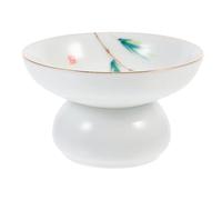 ABOOFAN Ceramic Tea Filter Infuser Con Supporto Strainer Per Tè Ceramica Per Tè e Oolong Design Antico Per Casa e Ufficio Drenante e Dimagrante