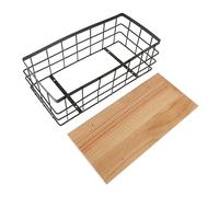 ABOOFAN Cesta Appesa da Bagno da Muro Organizer Metallo per Cucina e Bagno Facile Installazione Design e Capacità per Cosmetici