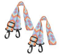 ABOOFAN Cinghia Porta Scarponi da Sci Regolabile 90 Cm, Set 2 Pezzi Portapattini per Trasporto Esterno, Tracolla Resistente per Scarponi da Ghiaccio e Pattini, Accessorio per Sport