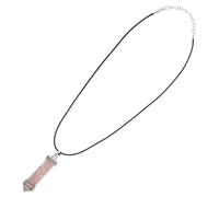 ABOOFAN Collana da Uomo a Forma Esagonale in Pietra Naturale Ciondolo a Bottiglia dei Sogni e Cuore, Versatile per Regali di Natale e Decorazioni
