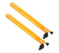 ABOOFAN Compasso da Disegno in Plastico Arancione 2 Pezzi per Lavagna Bianca, Strumento Educativo per Dimostrazioni in Aula e Forniture di Matematica