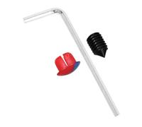 ABOOFAN Coperchio Copriforo Rubinetto Lavello Cucina Rosso Blu per Maniglia Acqua Calda Fredda con Design Elegante e Compatibilità Ampia