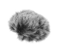 ABOOFAN Copertura Antivento Pelosa per Microfono Modello 2, Parabrezza Piccolo con Filtro Anti-pop e Silenziatore del Rumore per Registrazioni All’aperto e Vlogging