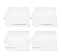 ABOOFAN Copertura Pulsante di Sicurezza Antincendio 4 Pezzi Trasparente per Interruttore di Arresto di Emergenza Adatta a Impianti di Sicurezza Commerciali e Residenziali