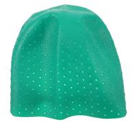 ABOOFAN Cuffia in Silicone per Mèches con Fori per Tintura Chioma, Berretto Balayage Flessibile Verde per Colorazione Professionale e Trattamenti Spa a Casa e Salone, Kit per Colpi di