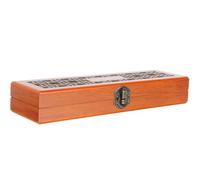 ABOOFAN Custodia Porta-armonica in Legno Protezione Antipolvere e Apertura Facile per 24 Fori, per Conservare e Trasportare la Tua Armonica in Modo Sicuro
