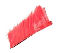 ABOOFAN Decorazione Cresta Casco Moto in Fibra Pet Accessorio Resistente Per Caschi Bicicletta Elettrico e Moto Parrucca Cresta Robustezza Shock- Colore Rosso