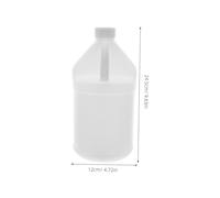 ABOOFAN Dispenser Doccia Bianco con Ergonomico Contenitore in Plastica Riutilizzabile Antigoccia per Shampoo Mani e Bevande