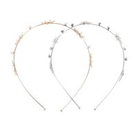 ABOOFAN Fascia per Chioma a Forma di Stella Marina in Strass e Lega 2 Pezzi, Accessorio Elegante per Feste e Serate, Decorazione Delicata per Ragazze