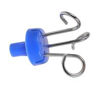 ABOOFAN Gancio per Porta Infusione Ospedaliero in Acciaio Inox e Plastica, Set 3 Pezzi, Supporto Resistente per Pali Flebo Clinici, Accessorio per Rack Infusione Uso Medico Professionale