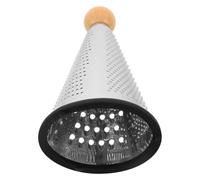 ABOOFAN Grattugia Manuale Multifunzionale per Verdure e Limone in Acciaio Inox a Forma di Cono 3 Lati Efficiente e Portatile per Preparazione Insalate in Cucina