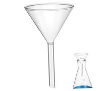 ABOOFAN Imbuto Precisione e Durata Triangolare Riutilizzabile in Vetro e Lavabile a Mano per Esperimenti di Chimica Analitica e Laboratorio Scientifico