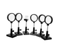 ABOOFAN Kit Esperimenti Ottici con Convessa e Concava Prisma Specchio Piano e Specchi Curvi per Laboratorio Scientifico e Didattica