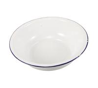 ABOOFAN Lavabo Smaltato Vasca Per Pediluvio Vintage Per Bagno e Lavanderia Ciotola Multiuso Per Pedicure Spa e Lavaggio Piedi 30 Cm in Smalto
