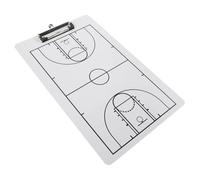 ABOOFAN Lavagna Allenatore Basket Doppia Faccia Portatile Tavola Allenamento Leggera per Strategia e Comunicazione Lavagnetta Cancellabile Secco per Coaching e Partite