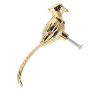 ABOOFAN Maniglie per Cassetti a Forma di Volatile in Ottone con Vite Pomelli Decorativi per Armadi Cassettiere e Credenze Set da 1 Pezzo Finitura Lucidata per Uso Domestico e