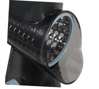 ABOOFAN Manuale Rotante per Formaggio Affettaverdure Tritatutto e Precisa per Cucina Design Compatto Trasparente Blu