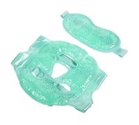 ABOOFAN Maschera Gel Occhi Ghiaccio Viso Riutilizzabile con Cuscinetti Refrigeranti in Gel PVC Copertura Comfort per Compressa Fredda Calda Adatta Tutti Facile da Pulire e Colore Casuale