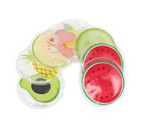 ABOOFAN Maschera per Occhi e Rilassare gli Occhi in Gel Pvc 8 Pezzi Design Frutta Terapia Calda e Fredda per Alleviare Mal di Testa Stili multipli per Atmosfera Estiva