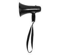 ABOOFAN Megafono Portatile Nero Bullhorn per Tifo e Annunci Leggero e Pratico con Volume Potente Funziona Batterie Non Incluse per Eventi e Manifestazioni