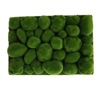 ABOOFAN Muschio Artificiale Verde per Presepio e Mini House, Decorazione Naturale e Vivace in Cotone per Giardino e Pareti, Accessorio Micro Paesaggio Realistico