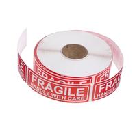 ABOOFAN Nastro Da Imballaggio Fragile Etichette Adesive Per Spedizione e Trasloco Avvertimento e Cautela Fragili Etichette Di Avvertimento Per Oggetti Fragili Adesivi Per Maniglie