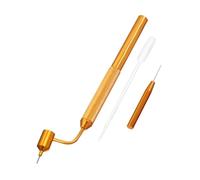 ABOOFAN Penna per Ritocco Auto a Linea Sottile con Applicatore Fluido e Ago Contagocce, Lega di Alluminio e Plastica per Rifinitura Vernice e Scrittura Precisa
